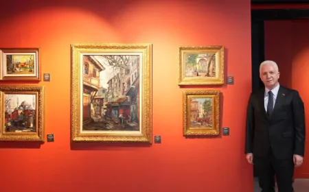 Vali Davut Gül, İbrahim Safi’nin İstanbul’unu Sergide İnceledi