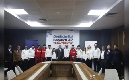 Bakan Osman Aşkın Bak, 2026 Kış Olimpiyatları’na Katılacak Milli Sporcuları Kabul Etti