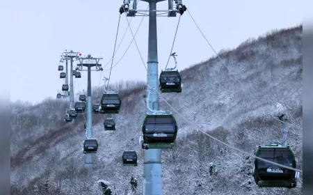 Kuzuyayla’da Kar Keyfi Kış Masalına Dönüştü