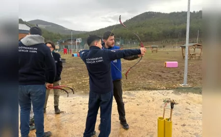Doğayla İç İçe Yarıyıl Tatili Kampı Gençlerden Yoğun İlgi Gördü