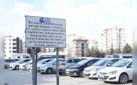 UKOME’den Ücretsiz Otoparklara Düzenleme