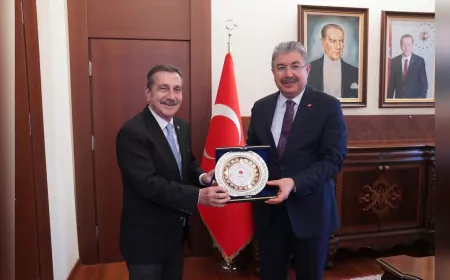 Başkan Ataç’tan Vali Yılmaz’a Hayırlı Olsun Ziyareti