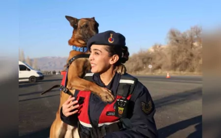 JAKEM’in Kahraman Köpekleri Zorlu Görevlere Hazırlanıyor