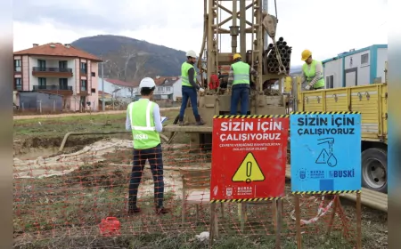 Bursa Büyükşehir’den Hocaköy’e İçme Suyu Desteği