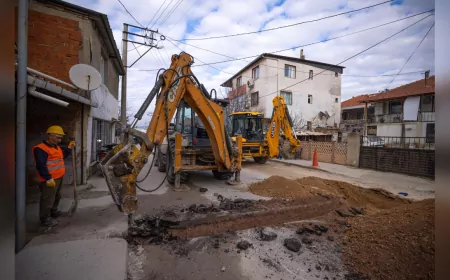 Sarnıç’ta 205 Milyon Liralık İçme Suyu Yatırımı Hızla İlerliyor