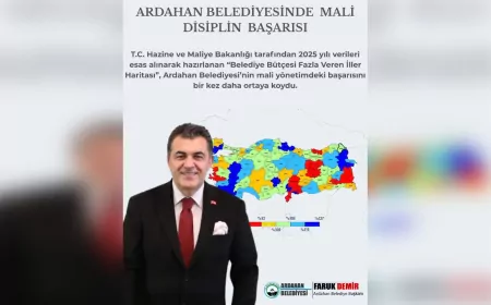 Ardahan Belediyesi Bütçe Fazlası Veren İller Arasında