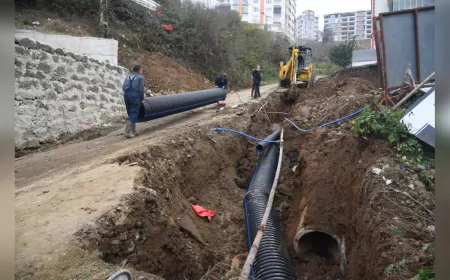 Giresun’da Altyapıya Güçlü Dokunuş