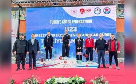 Trabzon’dan Güreşte Çifte Şampiyonluk