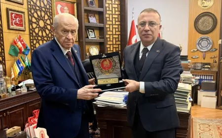 MHP'li Yönter, Bahçeli’yi Ziyaret Etti: “Bireysel ve Toplumsal Şiddetle Mücadele” Programını Sundu