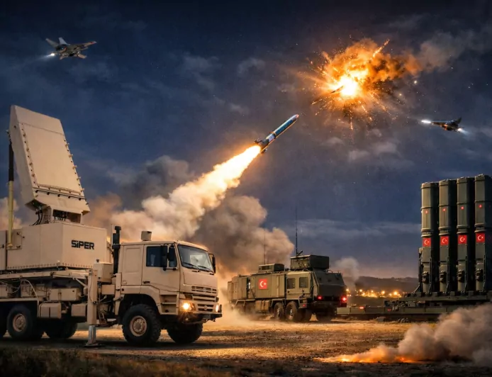 Uzun Menzilli Hava Savunmasında Yeni Teslimat SİPER-1 Sistemi ÇELİKKUBBE Envanterine Alındı