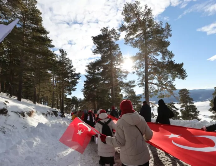 Sarıkamış’ta Binler Şehitler İçin Yürüdü