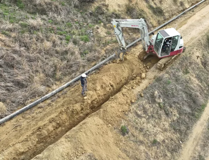 Mihalgazi’ye Yeni İçme Suyu Basma Hattı Tamamlandı