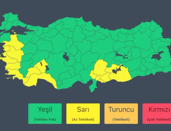 Meteoroloji’den Ülke Genelinde Kuvvetli Yağış ve Fırtına Uyarısı