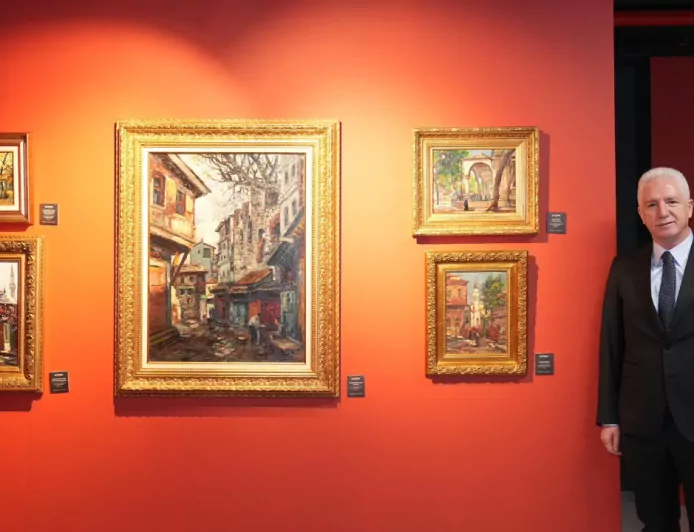 Vali Davut Gül, İbrahim Safi’nin İstanbul’unu Sergide İnceledi