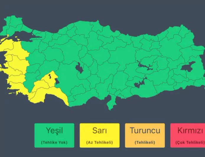 Meteoroloji Uyardı: Ege ve Akdeniz’de Şiddetli Yağış ve Fırtına Bekleniyor