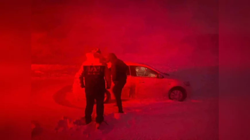 Ağrı’da AFAD Ekiplerinden Zorlu Hava Şartlarında Kurtarma Operasyonu