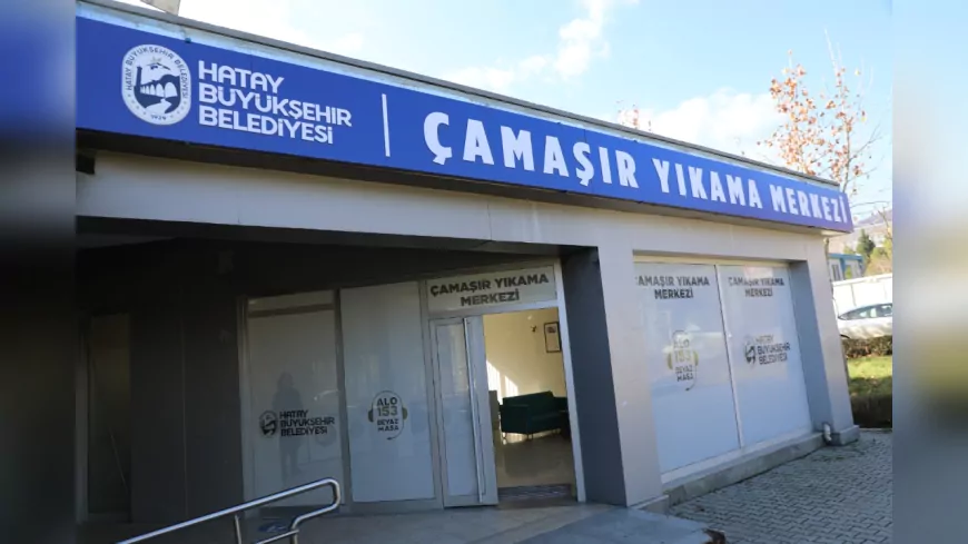 HBB’den Antakya ve İskenderun’da Vatandaşlara Çamaşırhane Desteği