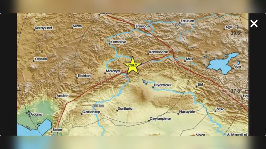 Elazığ’da 5.0 Büyüklüğünde Deprem: Çevre İllerde de Hissedildi