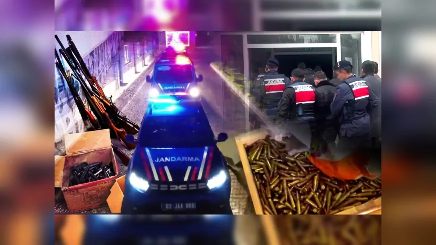 14 İlde Silah ve Mühimmat Kaçakçılığı Operasyonu