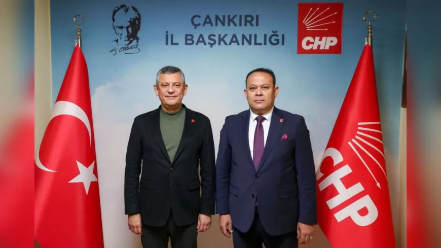 Özgür Özel’den Çankırı İl Başkanlığı’na Ziyaret