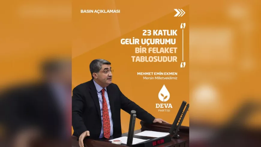 Ekmen’den Gelir Eşitsiliği Uyarısı: “Artan Gelir Kimlerin Cebine Giriyor?”