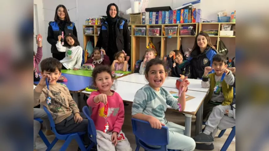Şırnak’ta Anaokulu Öğrencilerine Polislik Mesleği Tanıtıldı