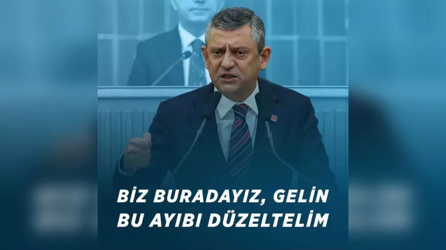 Özgür Özel: “Market poşetine yüzde 100 zam yapanlar, emekliye yüzde 12 zammı uygun gördü”