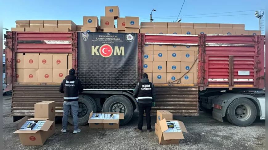 Eskişehir’de Kaçak Tütün Operasyonu