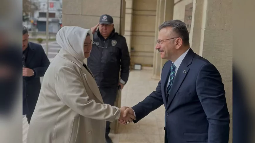 Milletvekili Ayşen Gürcan’dan Vali Hüseyin Aksoy’a Teşekkür Ziyareti