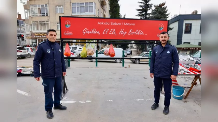 Tokat Belediyesi’nden Örnek Dayanışma Projesi: “Askıda Sebze ve Meyve” Uygulaması Başladı