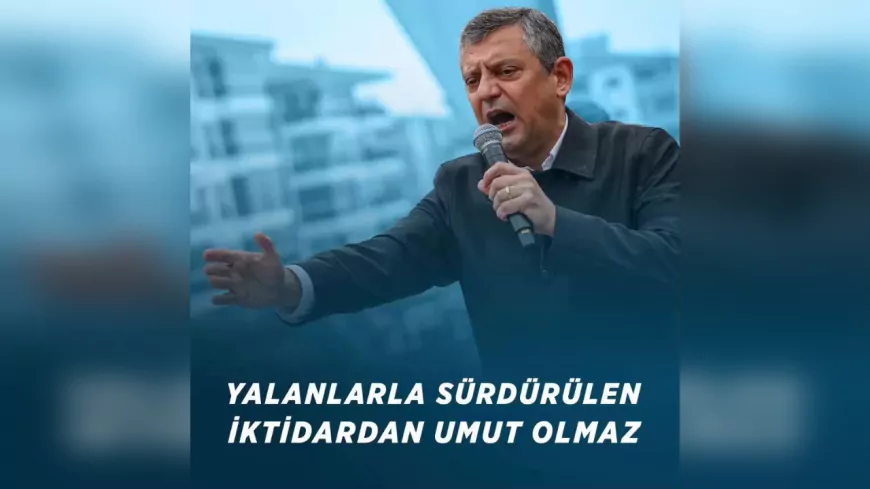 Özgür Özel’den “Utanç Reyonları” Çıkışı: “Bunun Partisi Olmaz, Bu Ahlaksızlığa Sabır Olmaz”