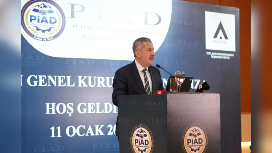 Bakan Yardımcısı Mahmut Gürcan, PİAD’ın 1. Olağan Genel Kurulu’na Katıldı