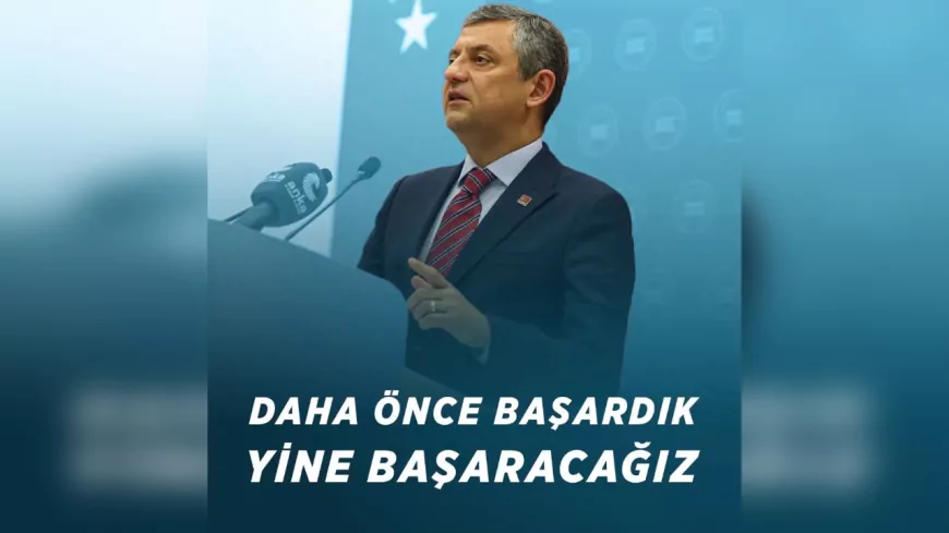 Özgür Özel: “Adayımız Hapiste Olabilir Ama Umudu Büyütmeye Devam Ediyoruz”