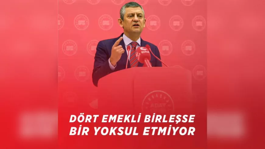 Özgür Özel: Emekliye 28 Bin Lira Nefes Aldırır, Ama Yoksulluktan Kurtarmaz