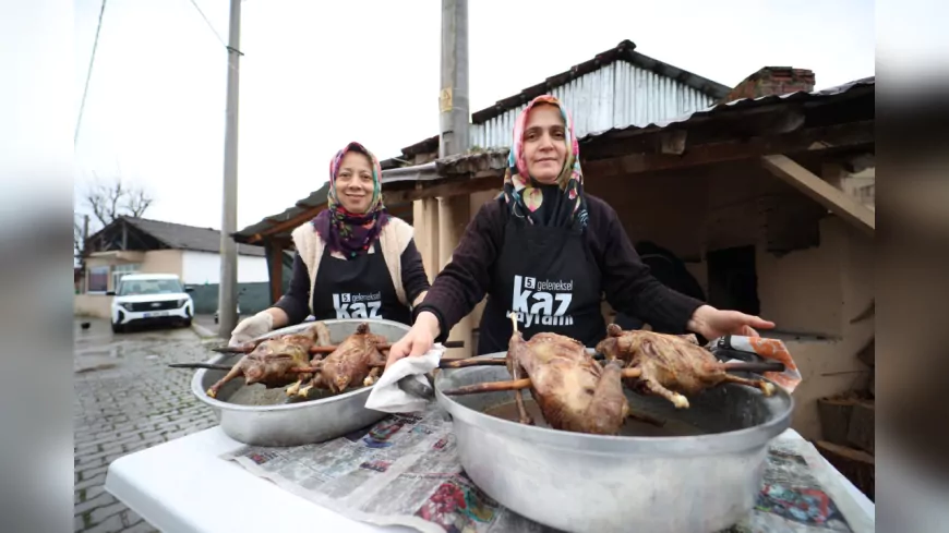 Kaz Bayramı Öncesi Eseler Köyü’nde İmece Geleneği Sürüyor