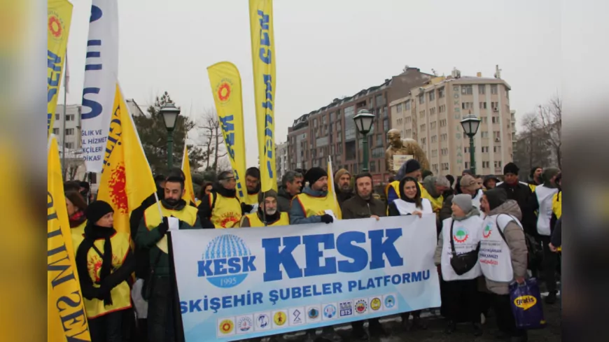 KESK’ten İş Bırakma Eylemi: “Geçinemiyoruz, İnsanca Yaşam İstiyoruz”