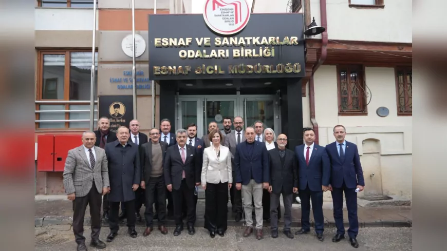 2026 Eskişehir Yılı İçin Güç Birliği: Başkan Ünlüce ve Esnaf Temsilcileri Buluştu