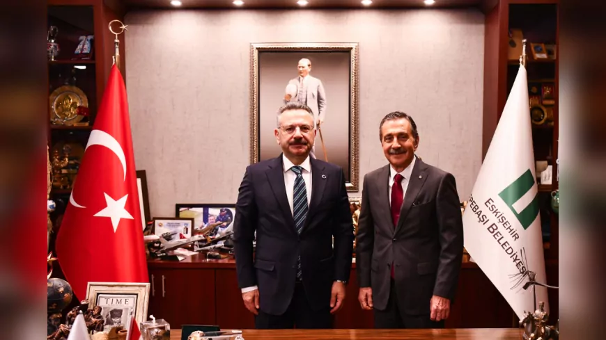 Vali Hüseyin Aksoy’dan Başkan Ahmet Ataç’a Veda Ziyareti