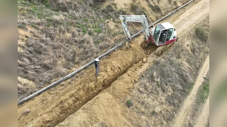 Mihalgazi’ye Yeni İçme Suyu Basma Hattı Tamamlandı