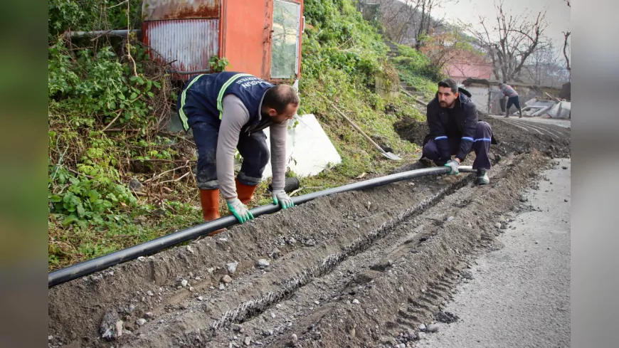 Giresun Belediyesi’nden İçme Suyuna Kalıcı Yatırım