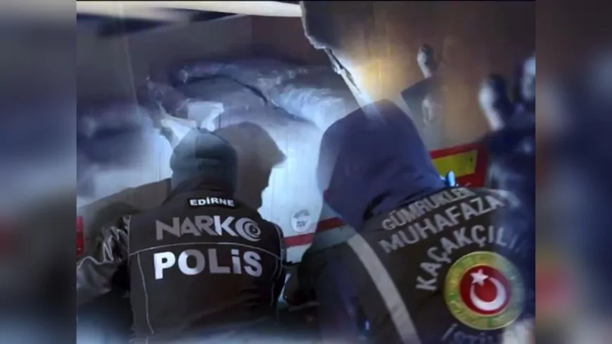 Edirne’de Büyük Uyuşturucu Operasyonu