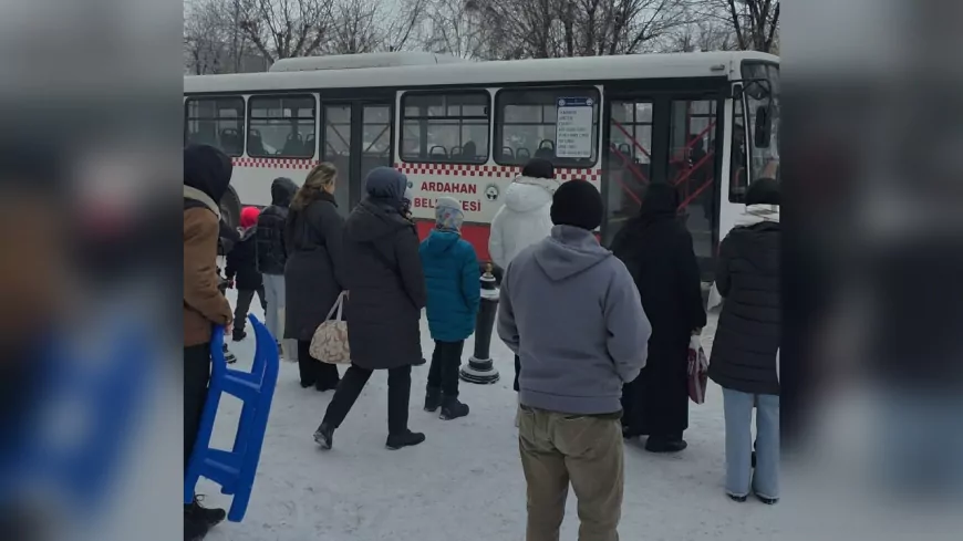 Ardahan Belediyesi’nden Yalnızçam Kayak Merkezi’ne Ücretsiz Servis Hizmeti