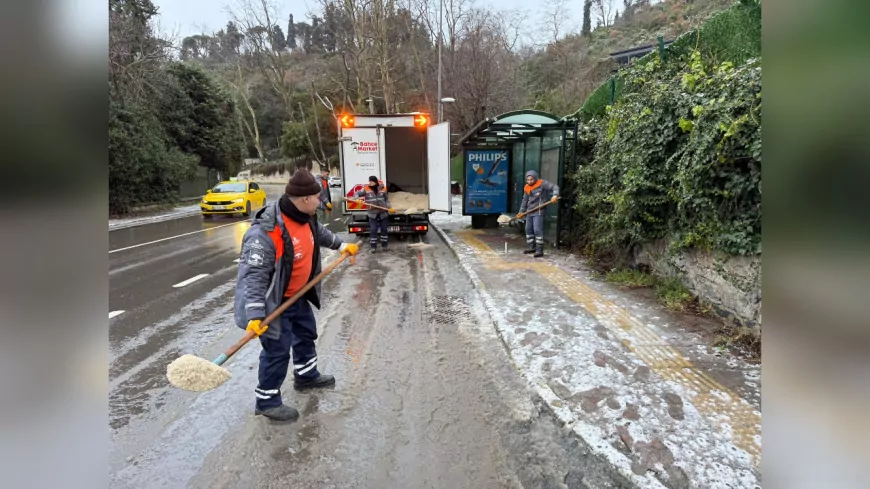 İstanbul’da Kar Yağışı Sabah Saatlerinde Kuvvetlendi: İBB Teyakkuzda