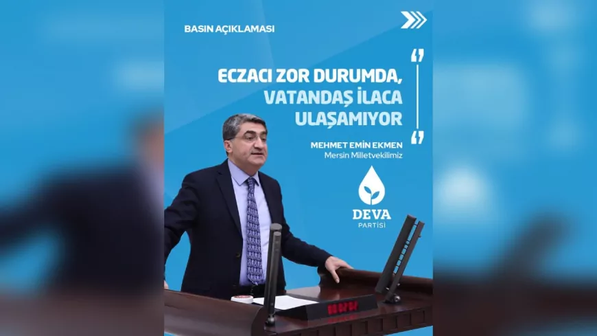 Ekmen: İlaçta Sabit Euro Kuru Revize Edilmeli, Hastaların Tedavisi Riske Girmesin
