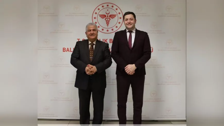 İl Millî Eğitim Müdürü Selahattin Kal’dan İl Sağlık Müdürü Dr. Miraç Çavdar’a İade-i Ziyaret
