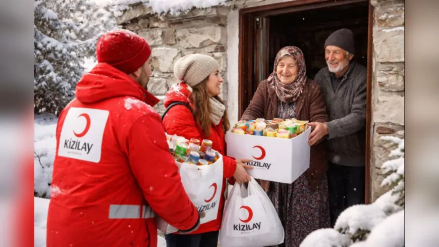 Kızılay’dan Soğuk Kış Günlerinde Yardım Eli