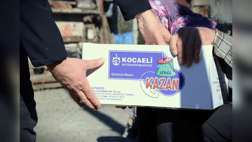 Kocaeli Büyükşehir’den “Gönül Kazan” Projesiyle Sıcak Yemek Desteği