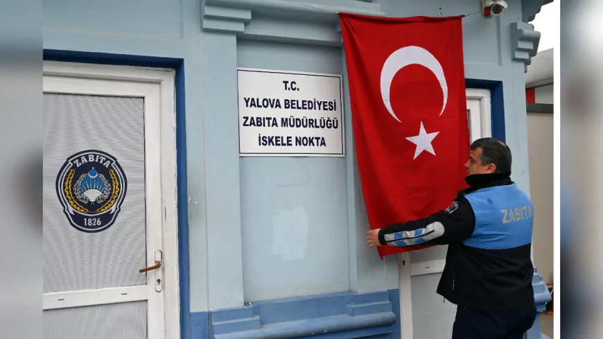 Yalova Belediyesi’nden Bayrak Seferberliği