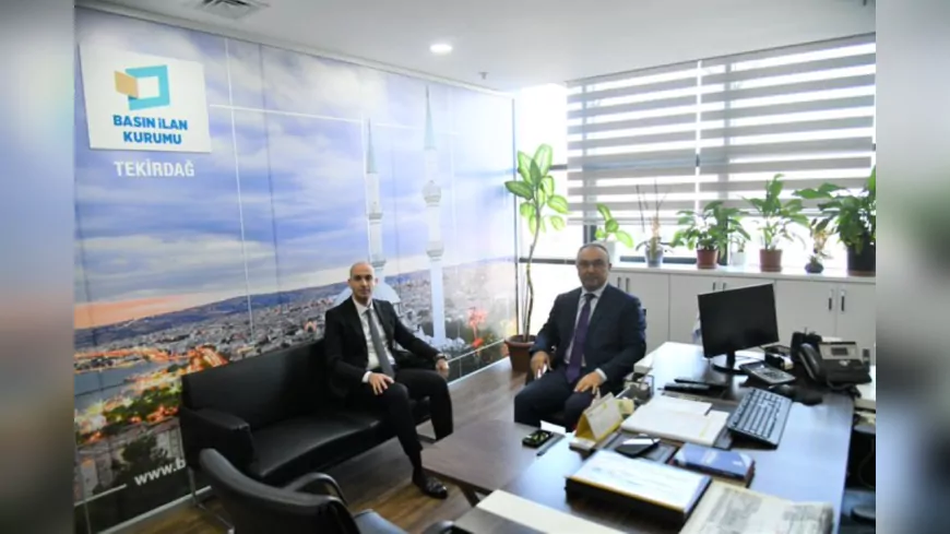 Vali Recep Soytürk’ten Basın İlan Kurumu’na İade-i Ziyaret