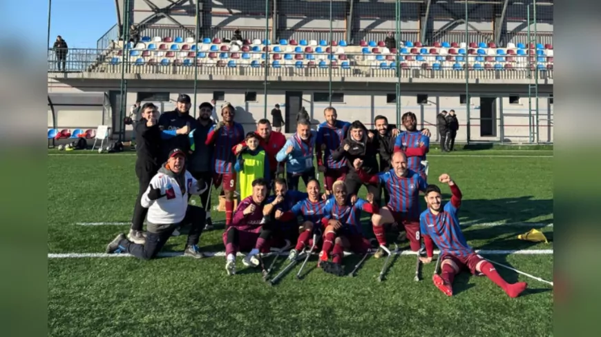 Trabzon Ampute Futbol Takımı Zirve Takibini Sürdürüyor